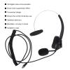 NutriEss Binaural Professional Wired Headset VH530DRJ9 OmniDirectional Microphone Business Office Telephone Call Center Corded Headset for Customer Service (VH530-RJ9 (Single Ear)) view 2