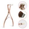 GlamorDove Tape in Hair Extension Pliers Stainless Steel Hair Sealing Pliers Flat Sutface Tape in Pliers for Human Hair Extension with Silicone Pad Jaws Hair Styling view 2