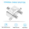 jojofuny Cable Splitter Signal Splitter for Tv and Dual Output for High-Speed Cable Tv Compatible and Systems view 2