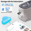 HITELLARCAM 2025 Upgraded 2K Security Cameras Wireless Outdoor with Solar Panels, Free Cloud Storage, AI Motion Detection Spotlight Siren Alarm Outdoor Camera Wireless, 2-Way Talk, IP66 Waterproof view 3