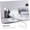 DOITOOL Rotating Cell Phone Holder Phone Tablet Stand Acrylic Stand Adjustable Height Desk Tablet Holder view 2
