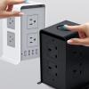 JSEIAJB Multiple AC Electrical Rewireable Power StripOutlets Extension Socket Cord Cable view 4
