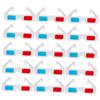 OSALADI 40pcs Anaglyph Glasses for 3D Movies and Games Paper 3D Glasses Set Stylish and Comfortable view 1