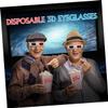 OSALADI 40pcs Anaglyph Glasses for 3D Movies and Games Paper 3D Glasses Set Stylish and Comfortable view 3