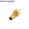 5PCS 75 Ohm 1.0/2.3(CC4/SSA) Jack Female RF Coaxial Connector Adapter Thru Hole Bulkhead PCB Vertical view 2