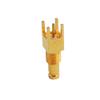 5PCS 75 Ohm 1.0/2.3(CC4/SSA) Jack Female RF Coaxial Connector Adapter Thru Hole Bulkhead PCB Vertical view 4