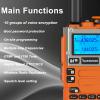 QUANSHENG UV-K5(8) Radio DTMF Walkie Talkie with NOAA Weather Forecast Type-c Charging Dual Band UV-K6 Upgede Version UV-K5 Two Way Radio (Orange) view 3