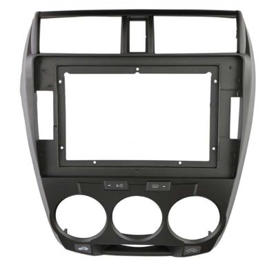 10 Inch 2 Din Car Radio Fascia Fascias Panel Frame CD DVD Dash for Audio Interior for Honda 2006-2013 City - (Color Name: Frame)