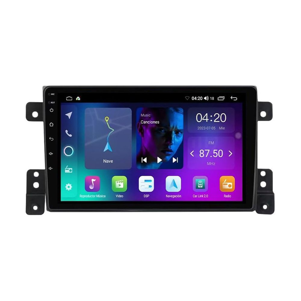 FELLOSTAR Car Stereo Carplay for Suzuki Vitara Radio 2005-2015 Stereo with Carplay & Android Auto 8-Core 4+64G Head Unit 9 Inches Touch Screen BT/GPS/SWC/AM/FM/5G