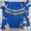 10ftx10ft Royal Blue Backdrop Curtains 2 Panels for Parties Wrinkle Free Blue Photo Backdrop Curtain Soft Silky Drapes Back Drop Cloth for Wedding Birthday Baby Shower Home Decorations Background view 1