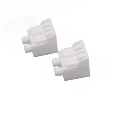 LC dust Cap simplex Duplex 10 Pieces for Fiber Optic Patch Cord Pigtail Square dust Plug Plastic Single Double Protective Cover(Beige)