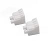 LC dust Cap simplex Duplex 10 Pieces for Fiber Optic Patch Cord Pigtail Square dust Plug Plastic Single Double Protective Cover(Beige) view 3