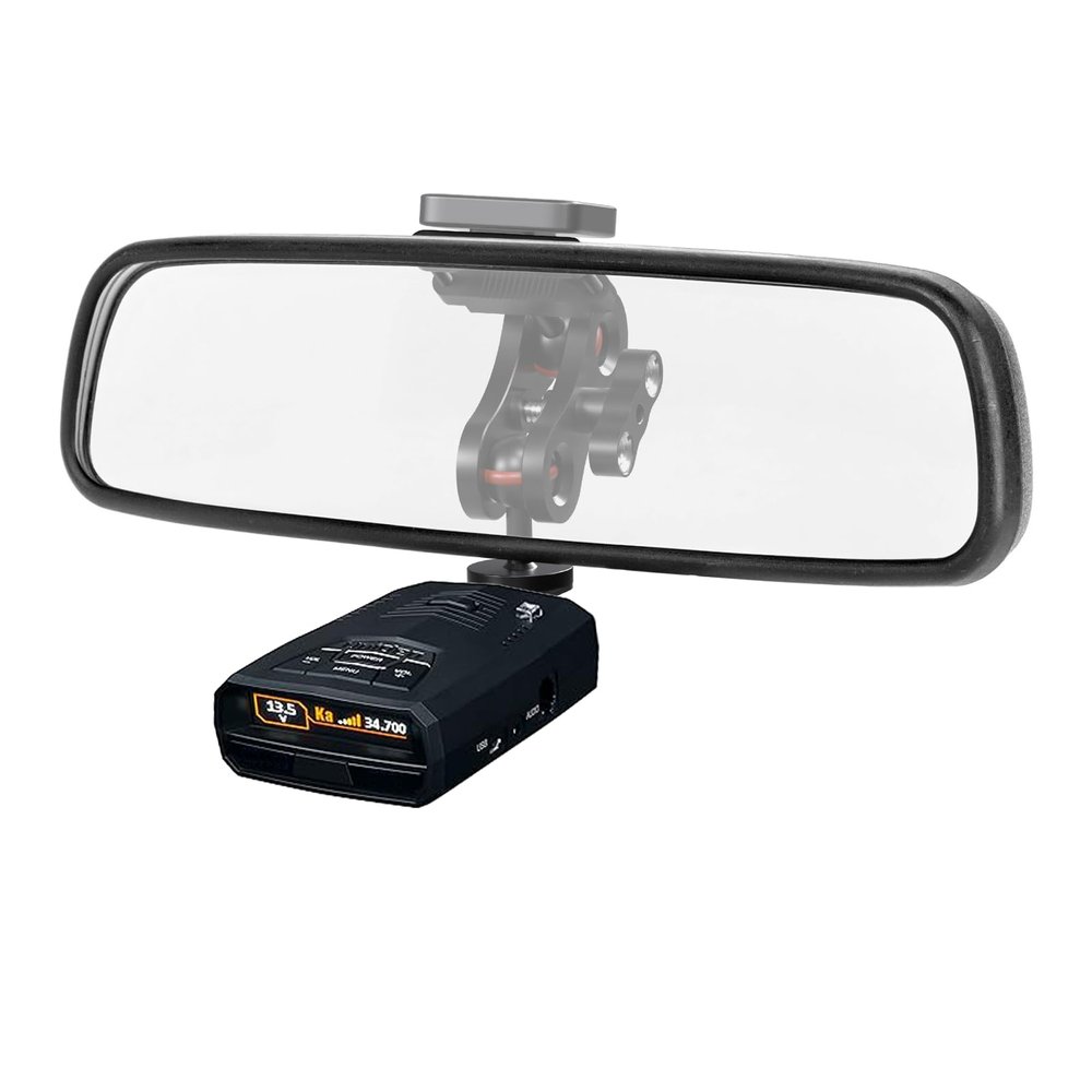 Radar Mount Mirror Mount BracketAluminum Radar Detector Mounting (for Uniden Radar Detector Mount)