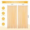 10ftx10ft Champagne Backdrop Curtains 2 Panels for Parties Wrinkle Free Photo Backdrop Curtain Wedding Back Drop Soft Silky Fabric Drapes for Birthday Party Home Decorations Photograph Background view 4