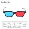 Cocar Red-Blue 3D Glasses, 4-Pack Anaglyph 3D Viewing Glasses for Movies, Games, and Pictures Compatible with TV, PC, Projectors, Home Theater Use view 2