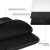Black and White Lion Head Laptop Sleeve Bag 15 Inch Waterproof Shockproof Laptop Case Bag Lightweight Tablet Travel Cover Computer Skin Bag Tablet Carrying Case view 3