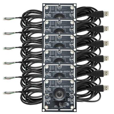 Bloepum 6PCS 100 Degree Camera Module 1MP OV9732 1280x720 USB Free Driver Manual Focus,with 3 Meter Cable for WinXP/7/8/10