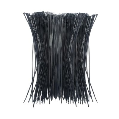 100 Pack Cable Zip Ties, Black Wire Ties Assorted Sizes for Cable Cords, and Wire Management (100, 4 Inch)