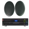 Audiosavings Bundle: VMA1120 Commercial/Restaurant 120W 70v Bluetooth Mixer/Amplifier, 5 Inputs Bundle with (7) Pair Rockville CC65T Black 6.5" Commercial 70v Ceiling Speakers For Restaurant (8 Items) view 1