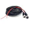 Aviation Connect Cable with Trigger Wire for 4CH Monitor Bus DVR CCTVCamera 4 pin Rearview Camera Video Extension Cable - (A, Color Name: 5M) view 1