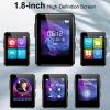 MP3 Music Player, 1.8 inch Screen Portable HiFi MP3 Player Expandable to 512GB, with Bluetooth, FM Radio, Recorder, Photo, Black with 64GB TF Card view 4