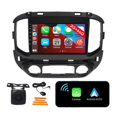 [2G 64G] Android Car Stereo FM Radio Carplay Android Auto 9" Touchscreen Headunit Media Player with Backup Camera for Chevyr Colorado 2015 2016 2017 GMC Canyon