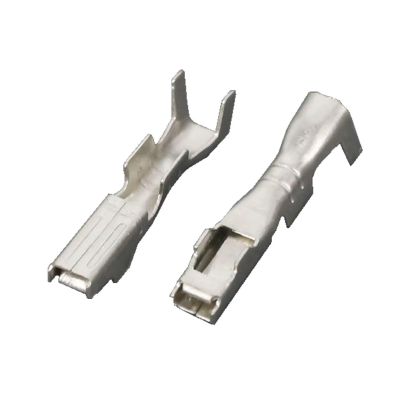 100 PCS 2.3 Series Spring Automotive Terminal Pins Wiring Copper Terminal DJ621-2.3A and DJ613-2.3A(Female Terminal)