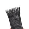 88JUNYh Braided Cable Sleeve Black Nylon Mesh Tube PET Wire Sleeving Spiral Wrapping Expandable Insulated Braid Tight 3mm to 100mm Cable Sleeve(14mm,50M) view 4