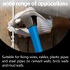 100 Pack Cable Clips, 8 mm White Flat Ethernet Wire Clips, Coax Cable Wall Clip, Cord Clips for Wires on Wall, Cord Management (100) view 4