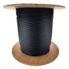 12 Fiber Indoor/Outdoor Fiber Optic Cable, OS2 9/125 Singlemode, Corning, Black, Riser Rated, Spool, 2000 Feet view 1