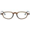 Long Keeper Retro Oval Glasses for Women Blue Light Blocking Glasses Small Rectangle Y2K Anti Blue Light Computer Eyeglasses (Clear Brown Clear) view 2