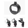 BAIMOQI S-R1 Round Shape Head Adapter for V860II V850II TT685 TT600 Series Camera/for AK-R1 Round Head Accessories view 3