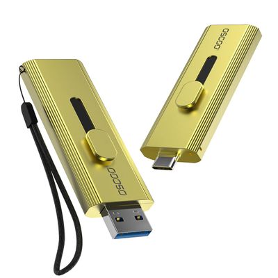 512GB USB SSD Flash Drive, Up to 1000MB/s, USB 3.2 Gen2 Type-C & USB-A Dual Thumb Drive, External Storage for iPhone 15/16/17, Android, Mac, Laptop, Gaming, Expand Storage Photos, Videos & Large Files