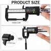 2 Pieces Turntable Stylus Cleaning Brush, Vinyl Record Cleaning Brush Needles Carbon Fiber Vinyl Record Cleaner Anti-Static Stylus Cleaner Brushes for Records Needles Cleanings Dirt and Dust, Black view 3