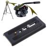BAIMOQI Camera Quick Release Plate with 1/4" 3/8" Thread for MFT577//701 Adapter Mount Quick Release Shoe Plate view 2