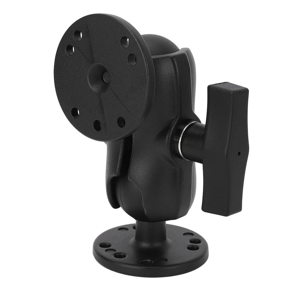 , Double Ball Mount, Truck Holder Heavy Duty Double Socket Arm with 1.5 Inches C Size Ball Adapters Mounting Base with 2 Round Plates