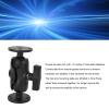 , Double Ball Mount, Truck Holder Heavy Duty Double Socket Arm with 1.5 Inches C Size Ball Adapters Mounting Base with 2 Round Plates view 3