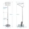 MQKXZOWL Height Adjustable Reading Book Floor Bracket Long Arm Table Bed Reading Book Stand Multi Angle Rotation Reading Book Holder view 3