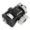 Field Display Hot Shoe Mount, 360 Degree Rotatable Camera Mounting Adapter, Aluminum Alloy Construction, 1/4in Screw Cold Shoe, Load Bearing 3kg for Multi Angle Use view 3
