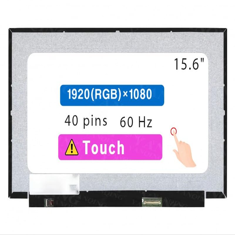 15.6" Screen Replacement for HP Pavilion 15T-EG200 15T-EG300 FHD 1920 * 1080 40 pins 60HZ LCD Touch Display Panel