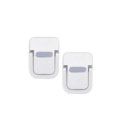 ADPVRLUQ 1 Pair Cooling Stand Portable Keyboard Riser self Adhesive Foldable self Adhesive Laptop Stand mini Invisible(Silver)