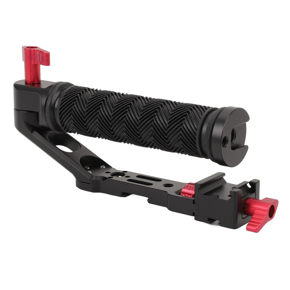 Camera Stabilizer Grip Grip Light Aluminum Alloy Extension Handle Grip for RS2 RS3 RSC2, Fast Assembly for Stable Video Recordings
