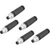 5/20 Pcs M8 Waterproof Connectors 3P 4P 5P Male & Female, Perfect for Sensor Cables, Industrial Grade Aviation Plug Socket (3 Pin Male 5Pcs) view 1