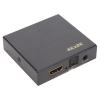 HDMI Audio Extractor, 4K 30Hz HDMI to Optical Fiber 5.1 and 3.5mm Output, Audio Converter Adapter Splitter with Power Cord, Version 1.4, for Amplifiers Speaker TV (US Plug) view 1