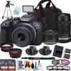 Canon EOS R10 Mirrorless Camera w/18-45mm and 55-210mm Lens + 2pc 64GB Sandisk Ultra Memory Card + Camera Case + More (18pc Bundle) (Renewed) view 1