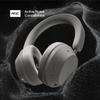 Clemm Ambience Over-Ear Headphones with Microphone, Noise Cancelling and Transparency Mode, 65H Playtime, Memory Foam, Ivory view 3
