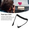 Flash Sync Cable, 2.5mm Male to Male Coiled Cord for Camera EM Series, DSLR Camera Flash Sync Cable,Sync Cable DSLR Camera,Remote Control Jack Size 2.5mm view 3