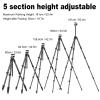 Camera Tripod, Aluminum Alloy Tripod with 360 Degree Ball Head, 1/4 inch Quick Release Plate, Adjustable Height from 50cm to 160cm, for DSLR, Mirrorless Camera, DV Camcorder view 2