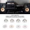 Aluminum Alloy Speaker Isolation Feet Pads, High Stiffness Amplifier Spike Isolation Feet Mat for CD DVD Players, Subwoofer, DAC, Three Band Equalizer, 4PCS Speaker Isolation view 3