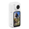 2.7K Thumb Action Camera, Small Body Camera with Magnetic Neck Strap, Mount Anywhere, Vlog Camera, Handsfree Recording Helmet Cam for Cycling (White) view 1